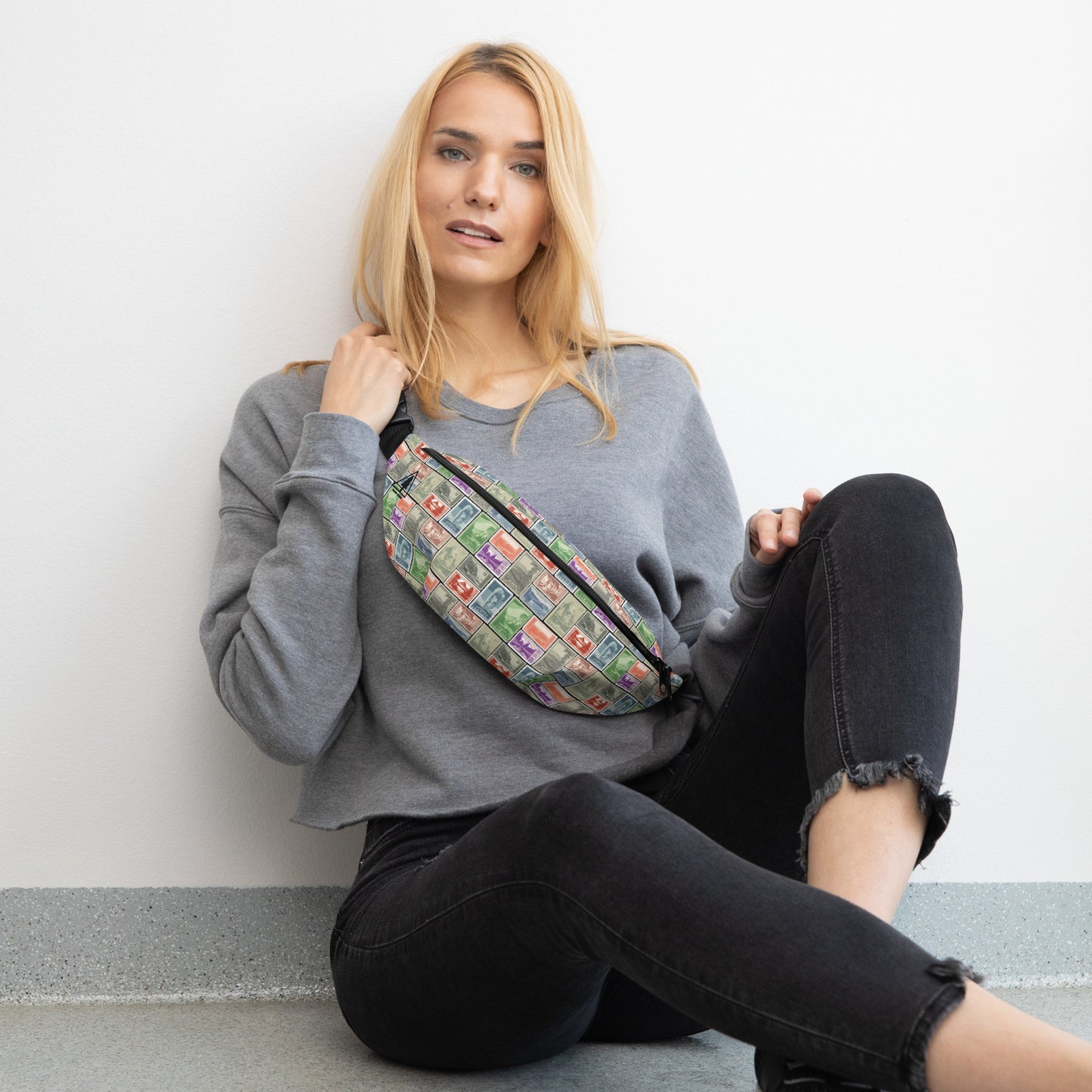 National Park Vintage Postage Stamp Fanny Pack