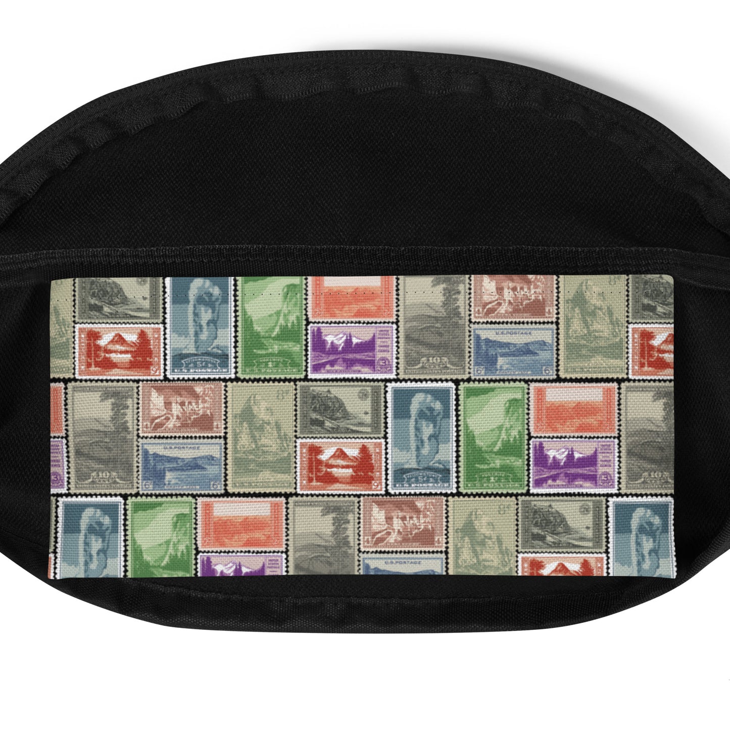 National Park Vintage Postage Stamp Fanny Pack