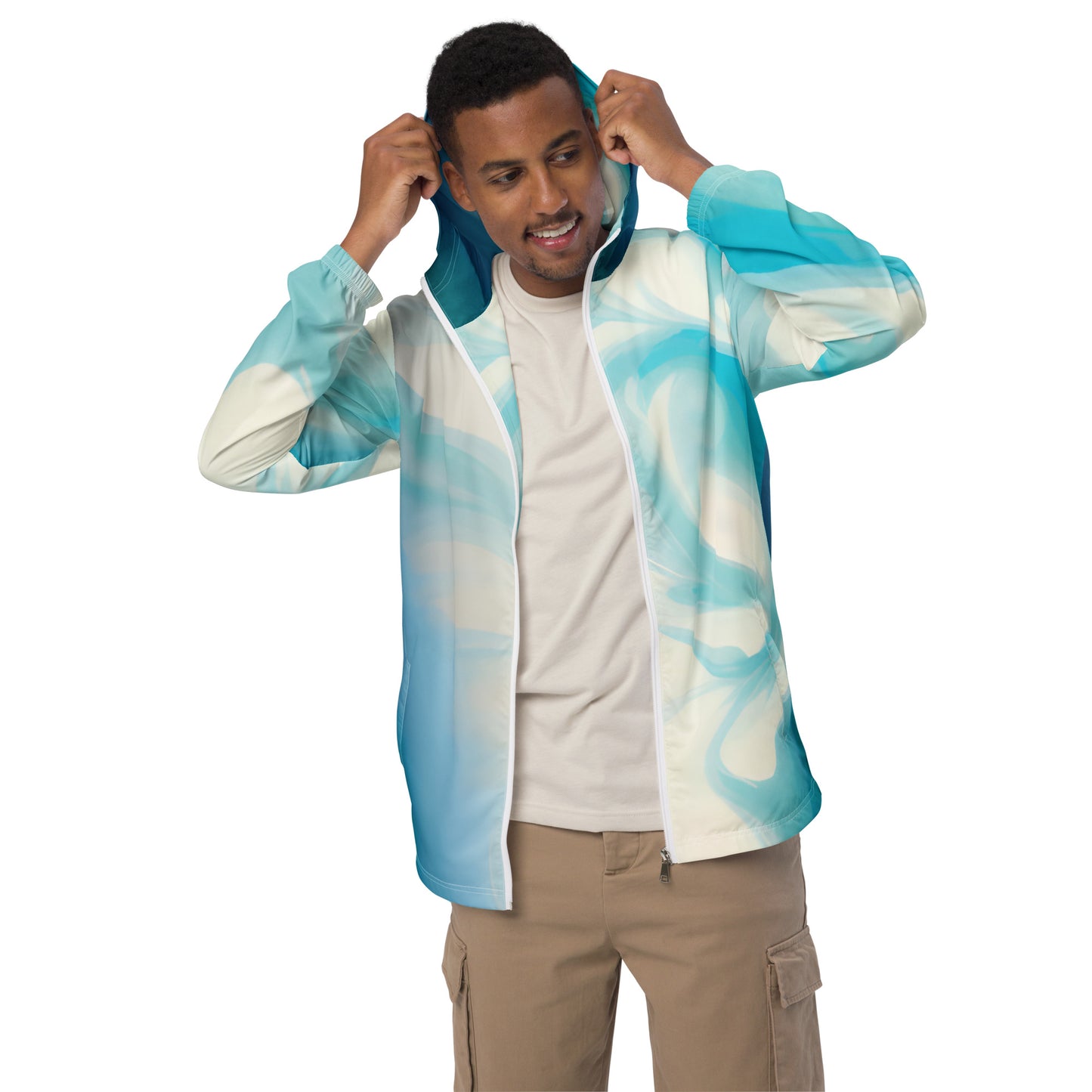 Birdseye White Sands National Park Men’s Windbreaker