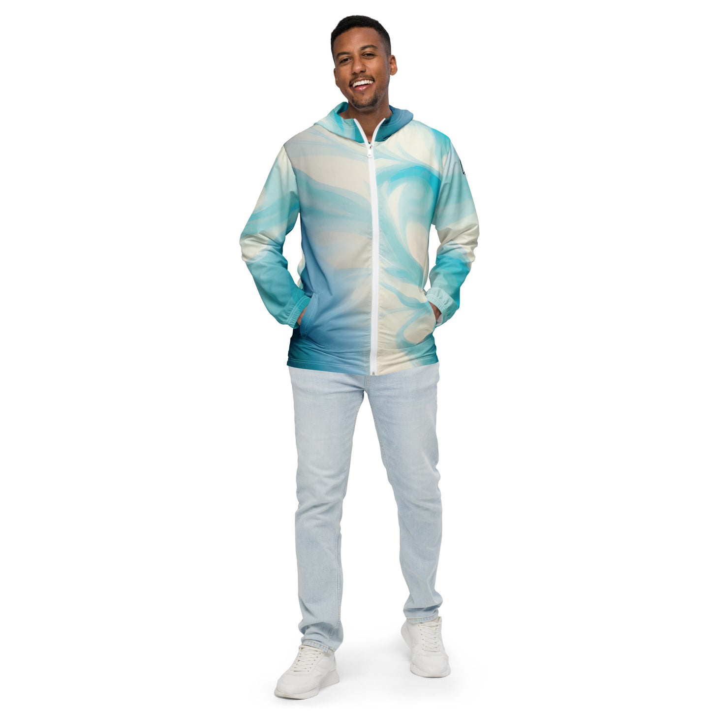 Birdseye White Sands National Park Men’s Windbreaker