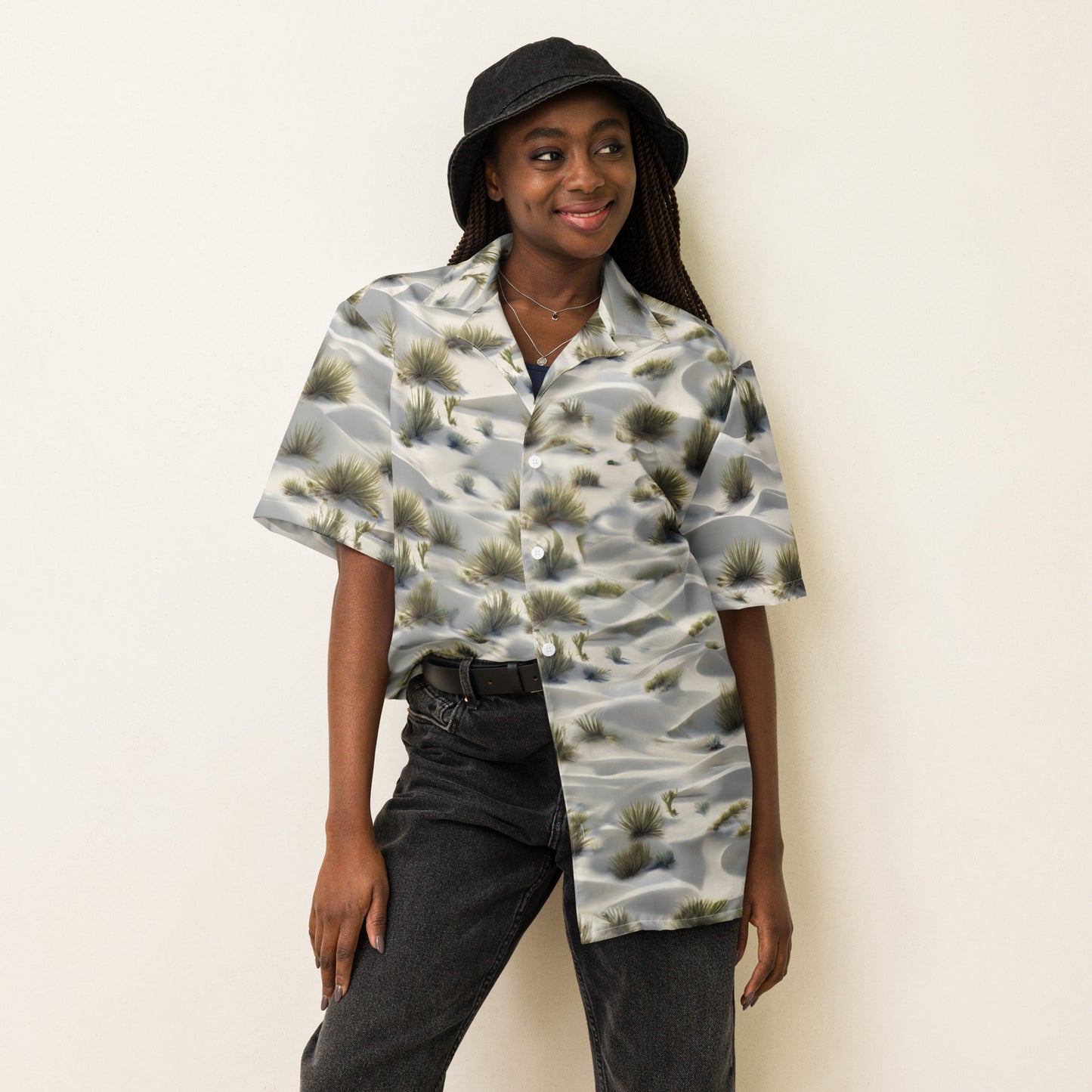 White Sands National Park Unisex button shirt