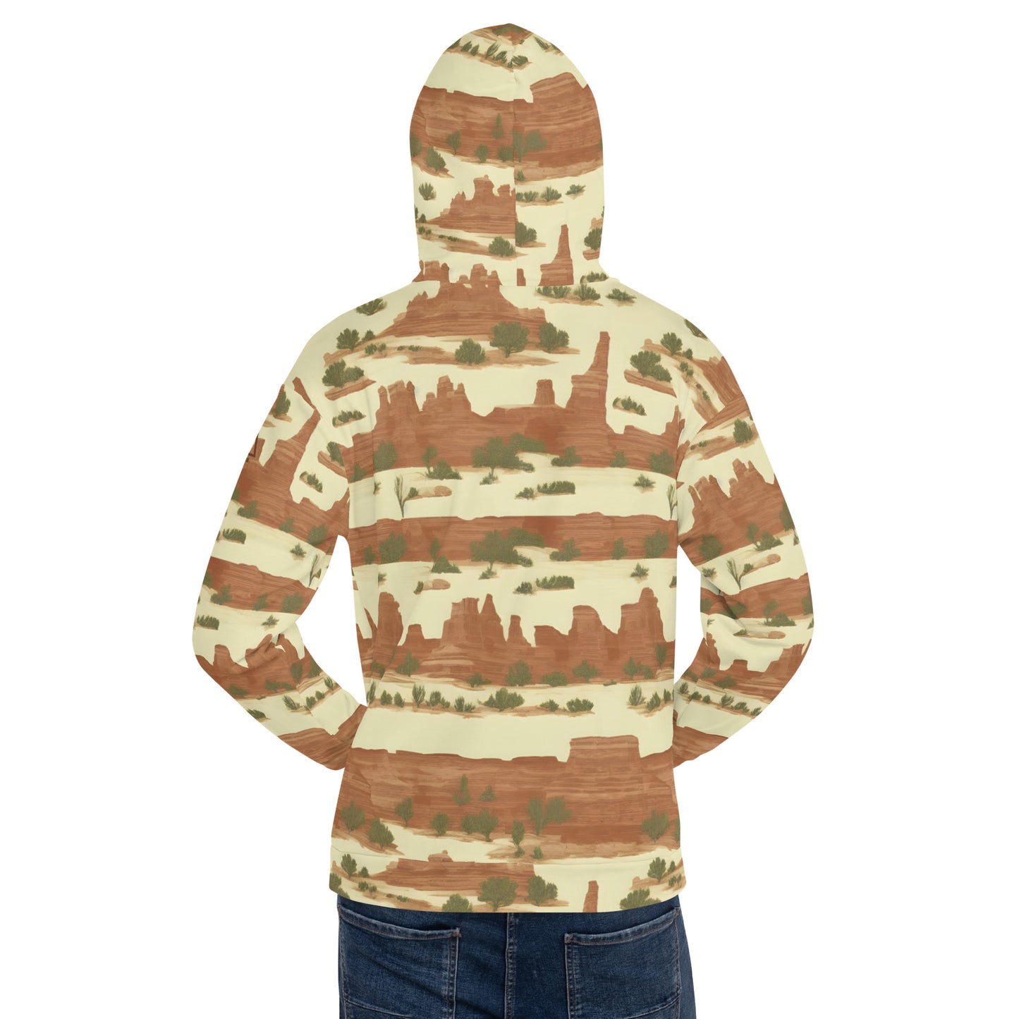 Canyonlands National Park Toile Stripe Unisex Hoodie
