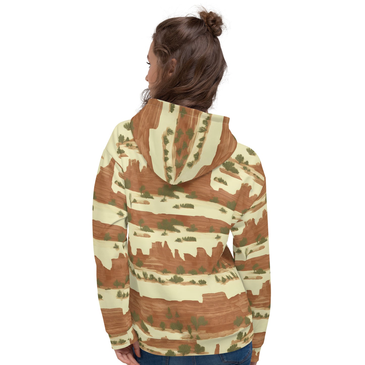 Canyonlands National Park Toile Stripe Unisex Hoodie