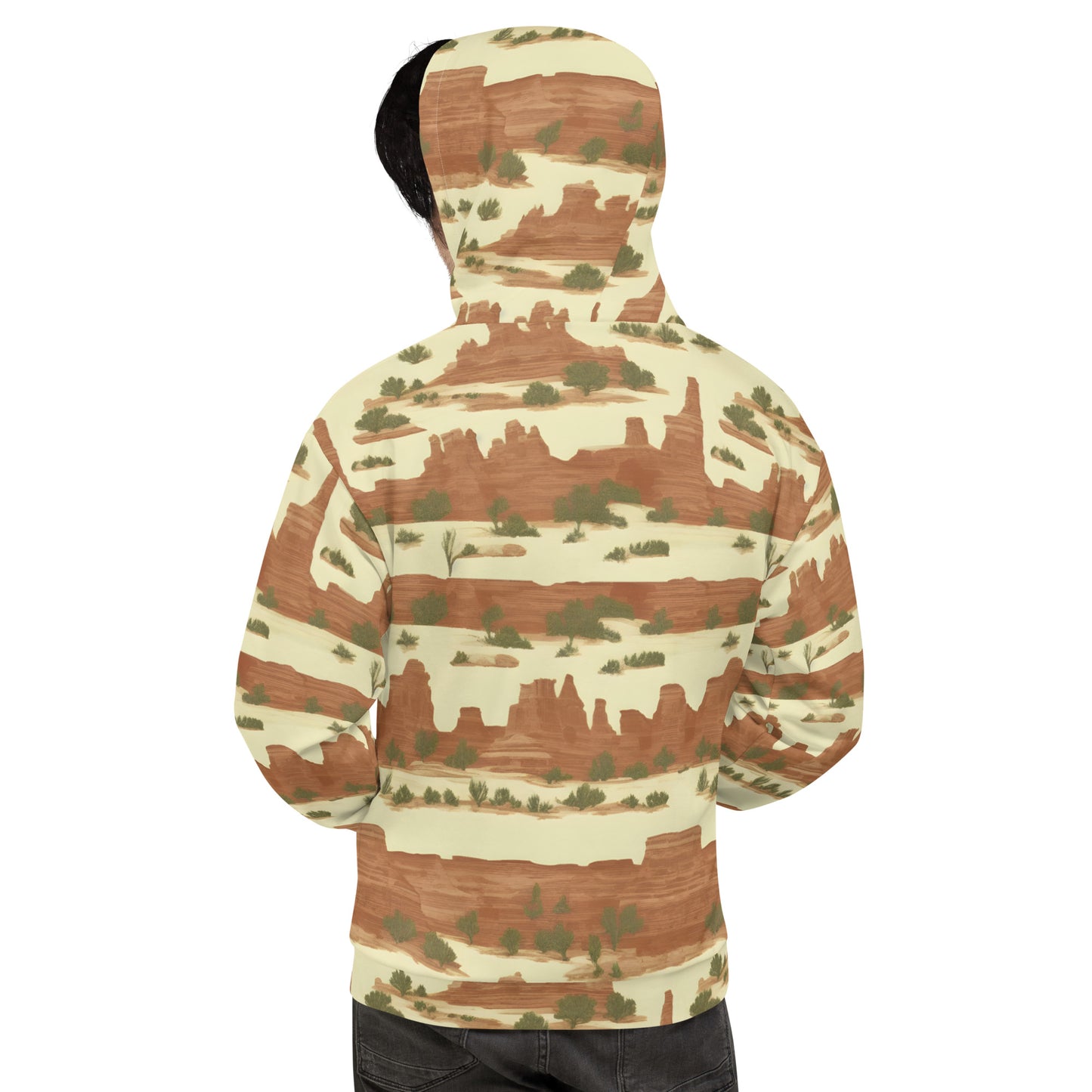 Canyonlands National Park Toile Stripe Unisex Hoodie