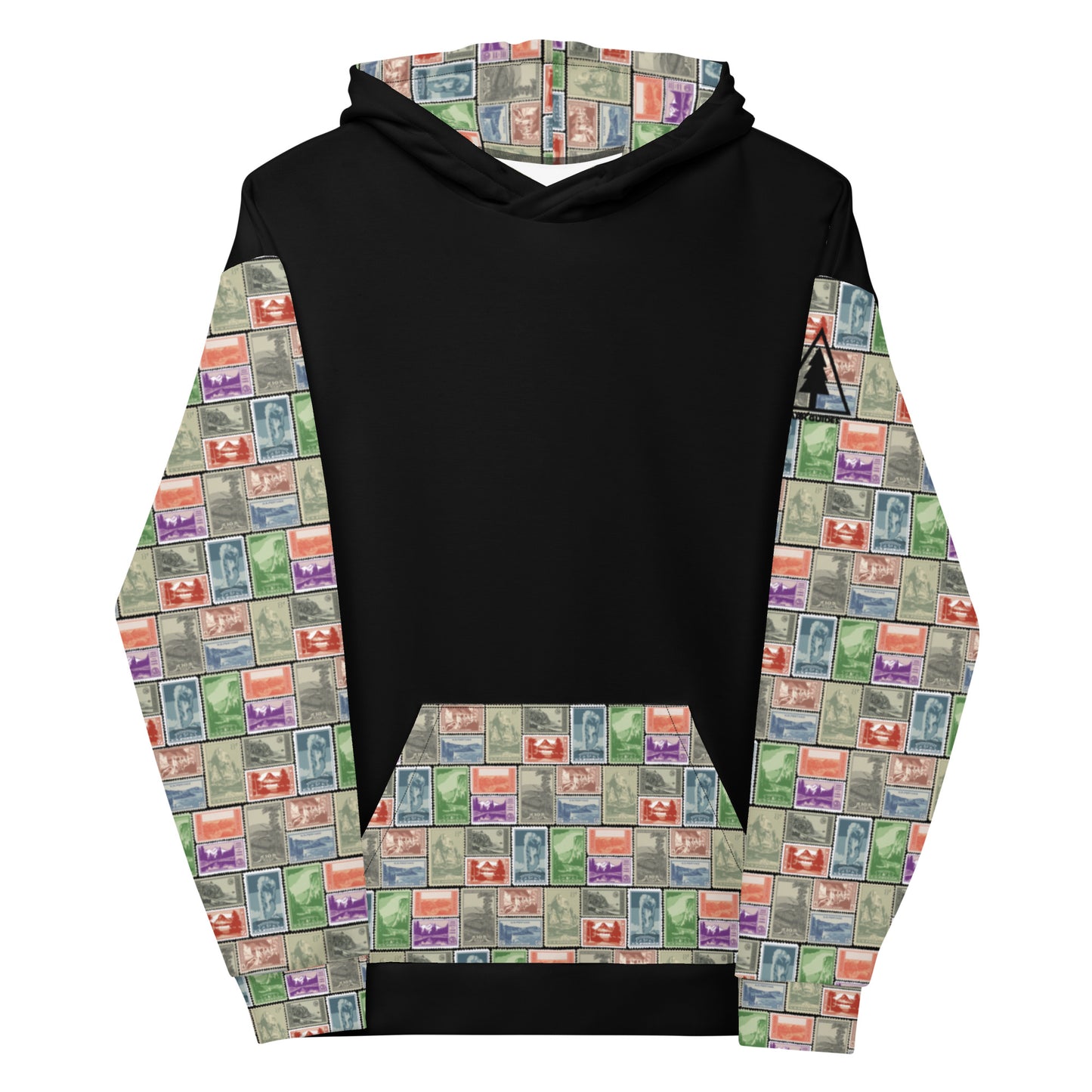 National Park Vintage Postage Stamp Unisex Hoodie