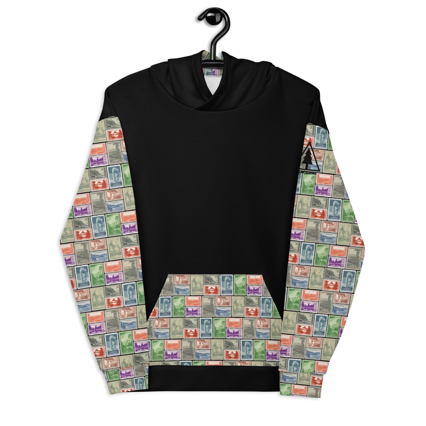 National Park Vintage Postage Stamp Unisex Hoodie