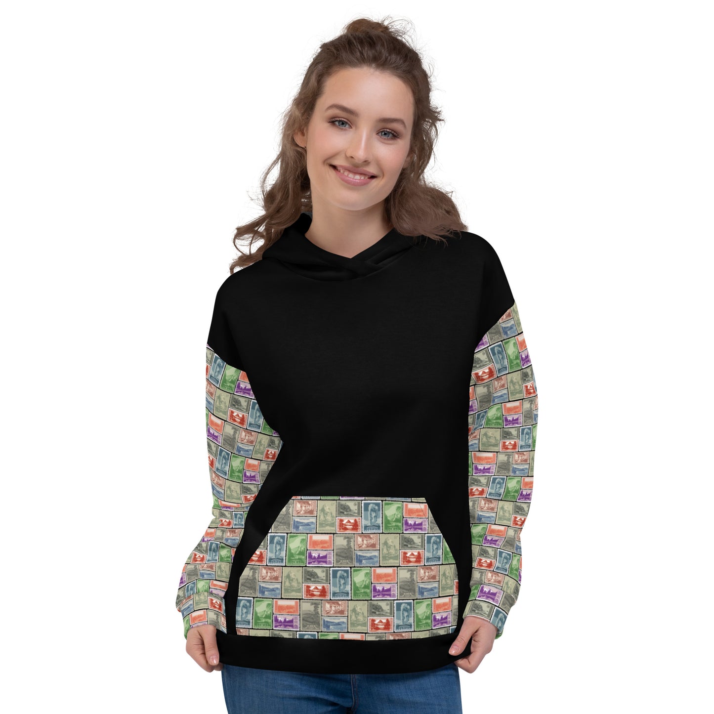 National Park Vintage Postage Stamp Unisex Hoodie