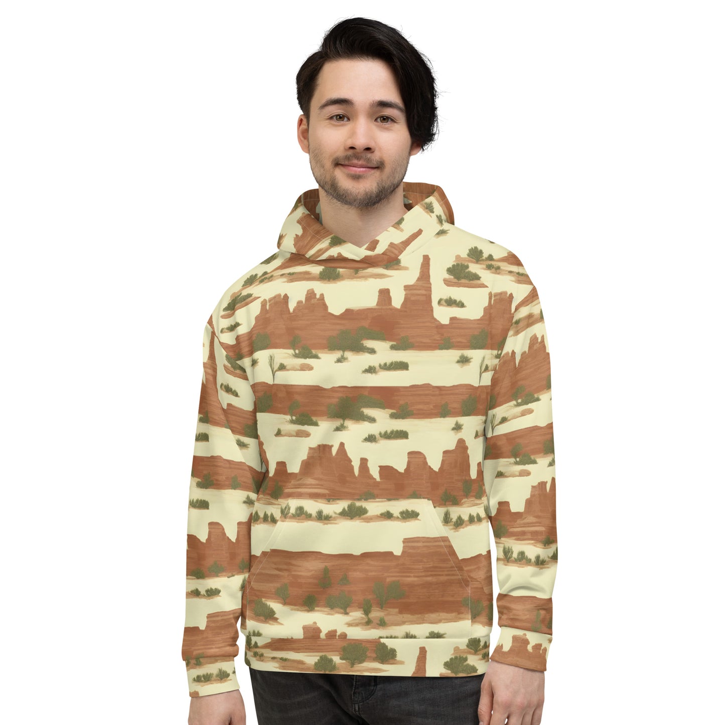 Canyonlands National Park Toile Stripe Unisex Hoodie