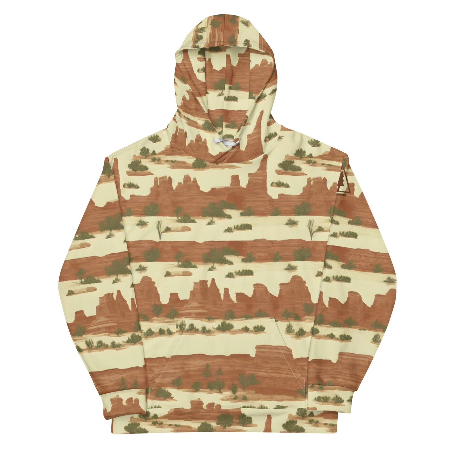 Canyonlands National Park Toile Stripe Unisex Hoodie