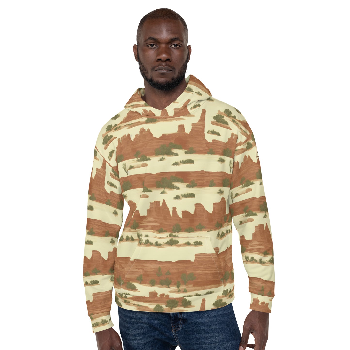 Canyonlands National Park Toile Stripe Unisex Hoodie