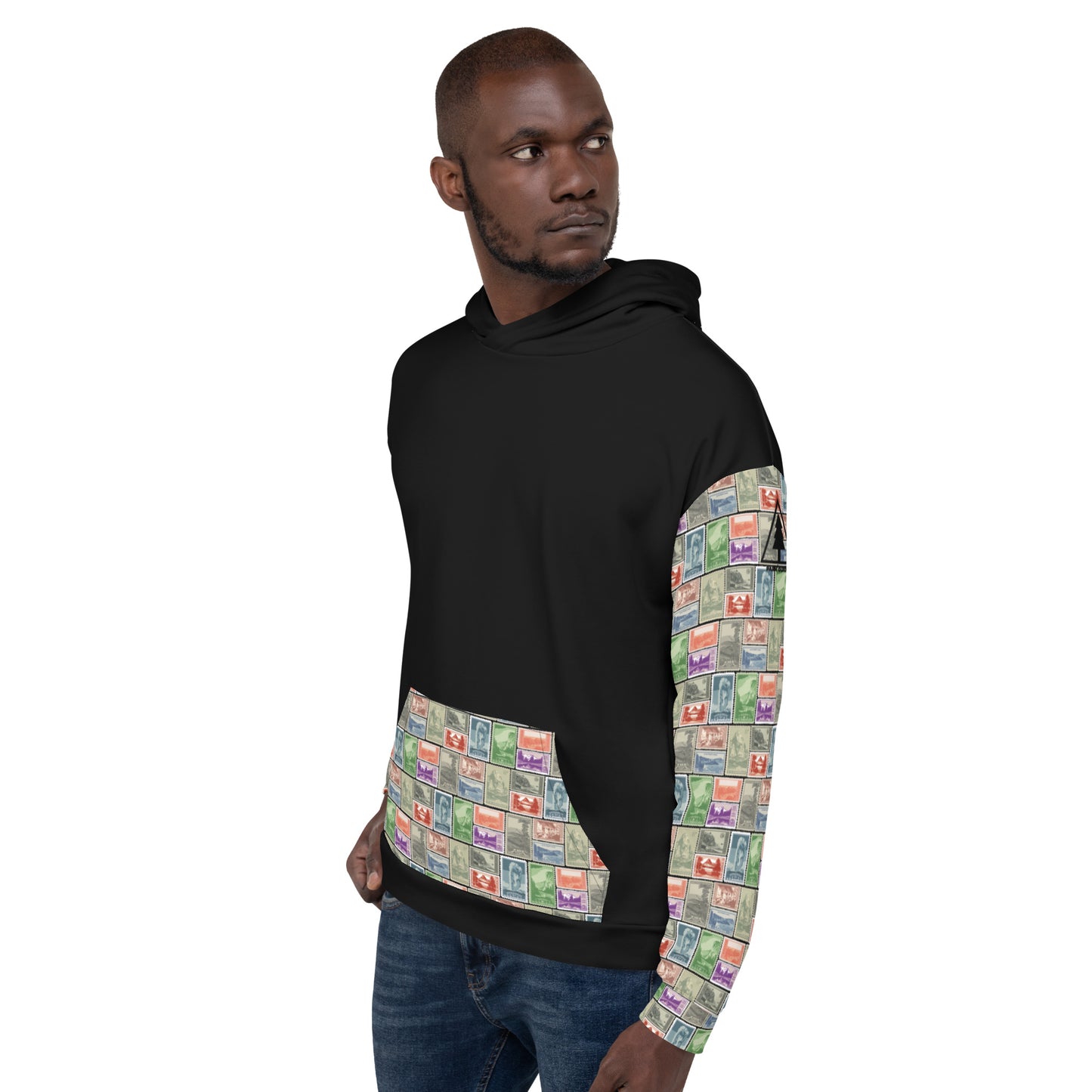 National Park Vintage Postage Stamp Unisex Hoodie