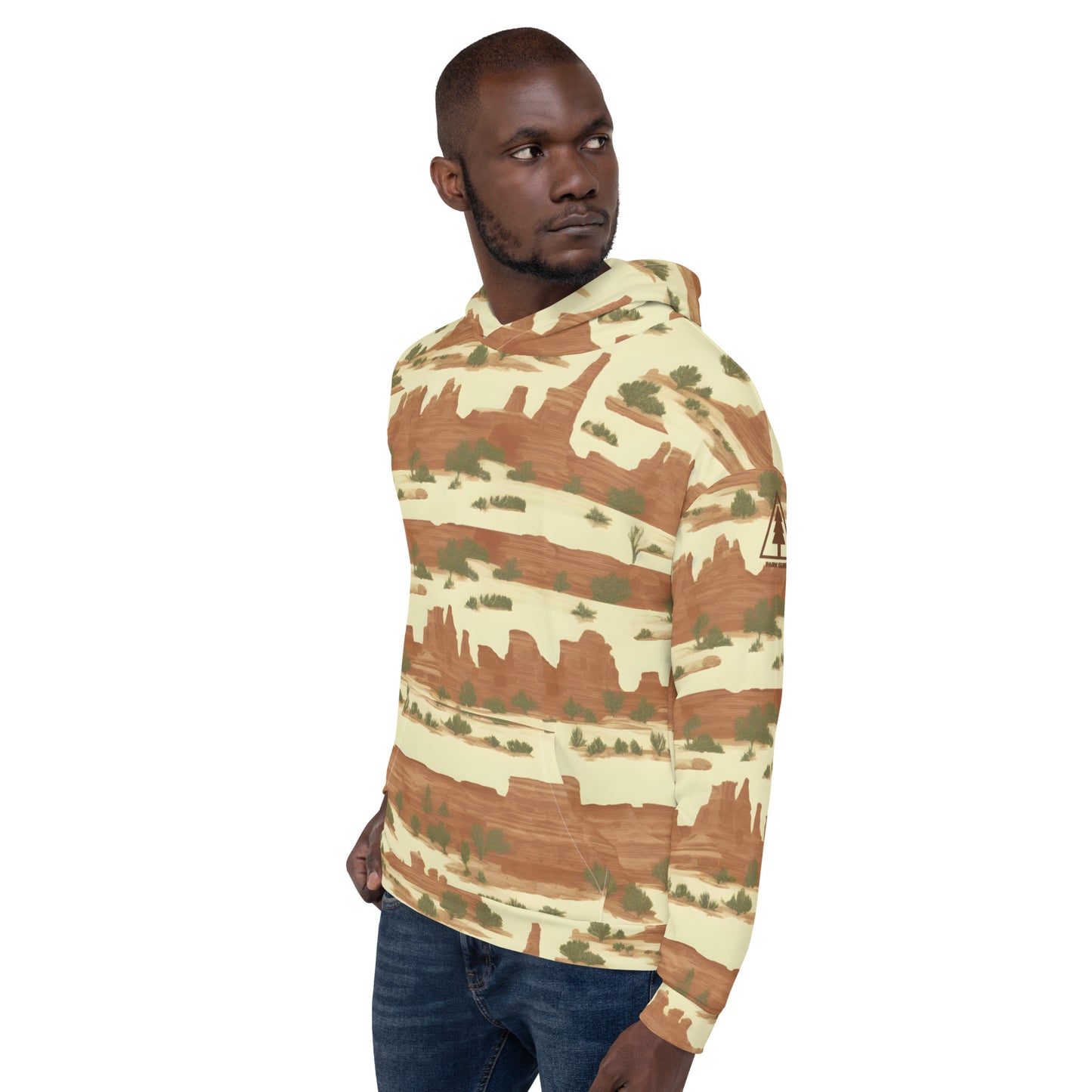 Canyonlands National Park Toile Stripe Unisex Hoodie