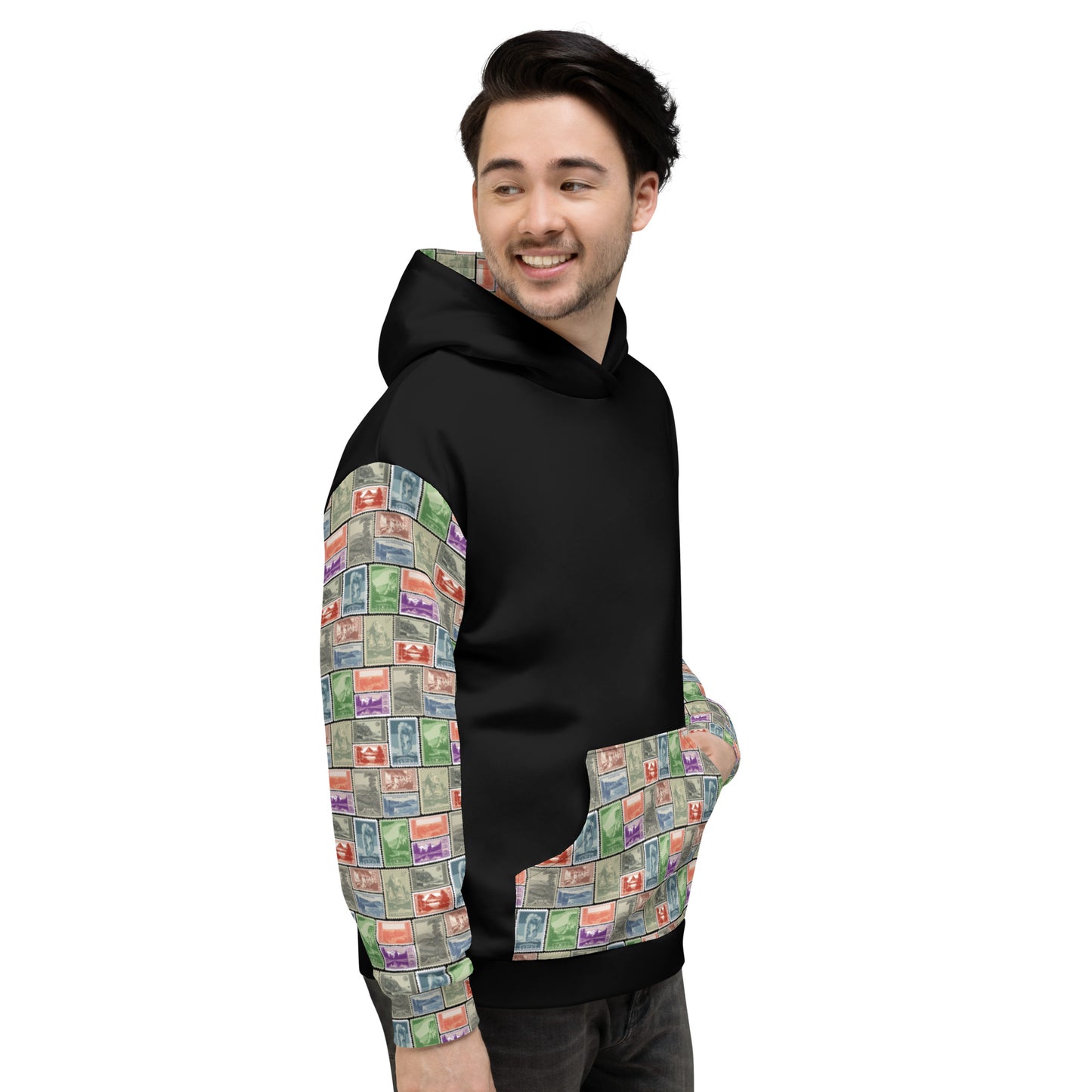 National Park Vintage Postage Stamp Unisex Hoodie
