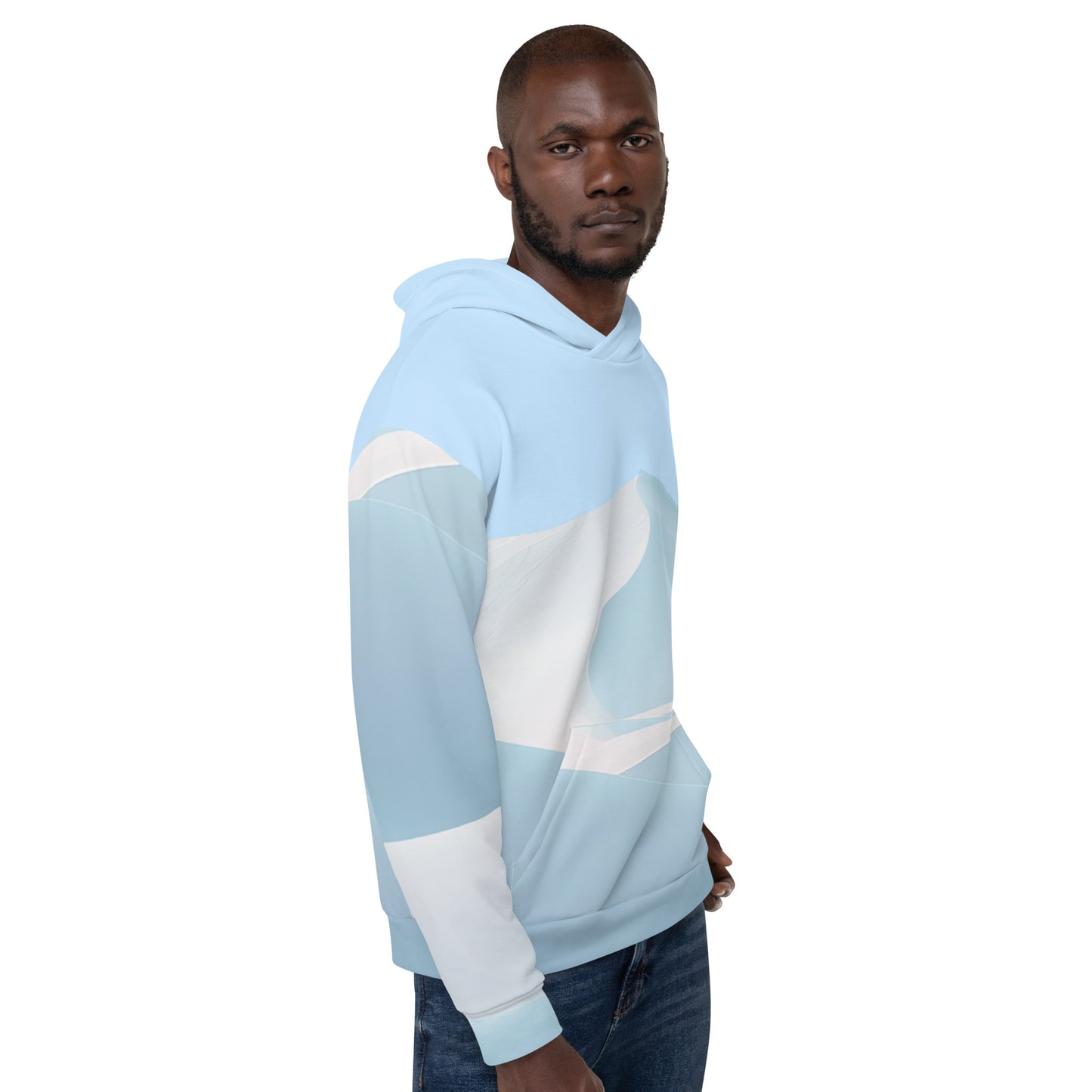 White Sands National Park White Sand Dunes All Over Print Unisex Hoodie