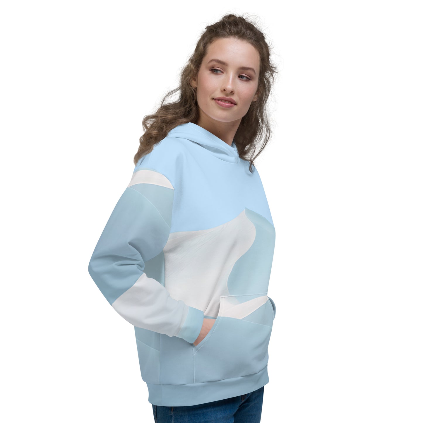 White Sands National Park White Sand Dunes All Over Print Unisex Hoodie