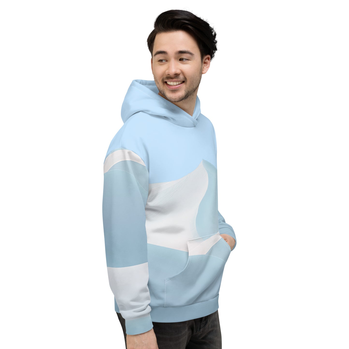 White Sands National Park White Sand Dunes All Over Print Unisex Hoodie