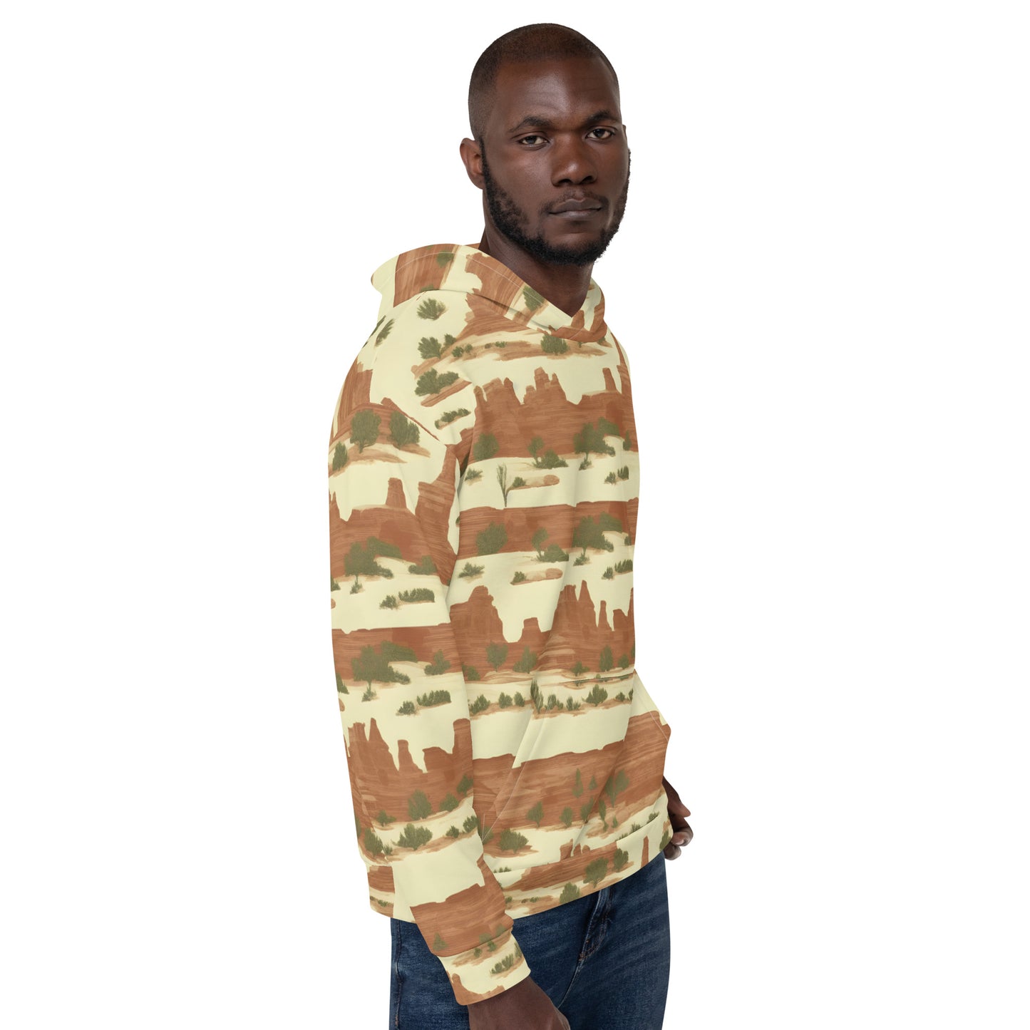 Canyonlands National Park Toile Stripe Unisex Hoodie
