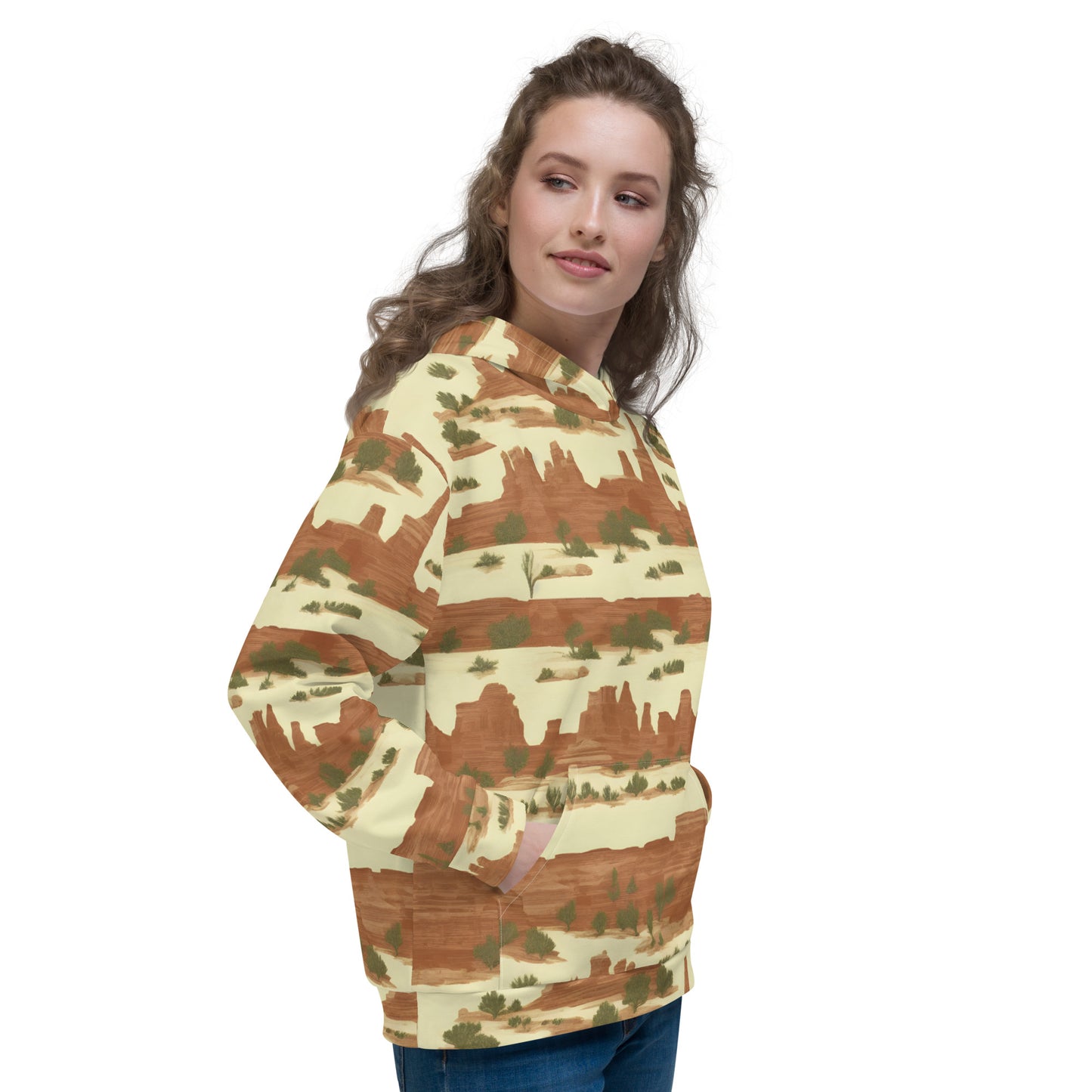 Canyonlands National Park Toile Stripe Unisex Hoodie