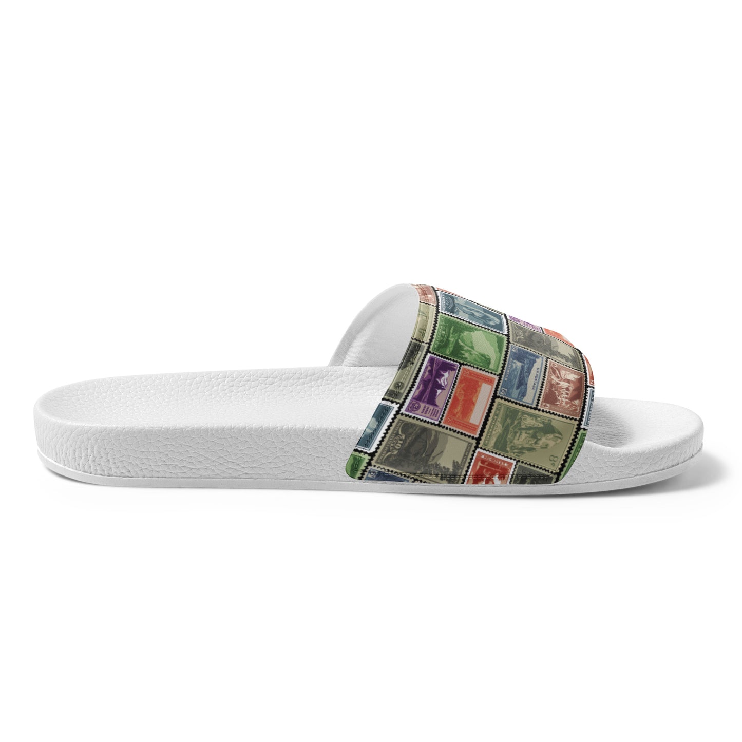 National Park Vintage Postage Stamps Men’s Slides