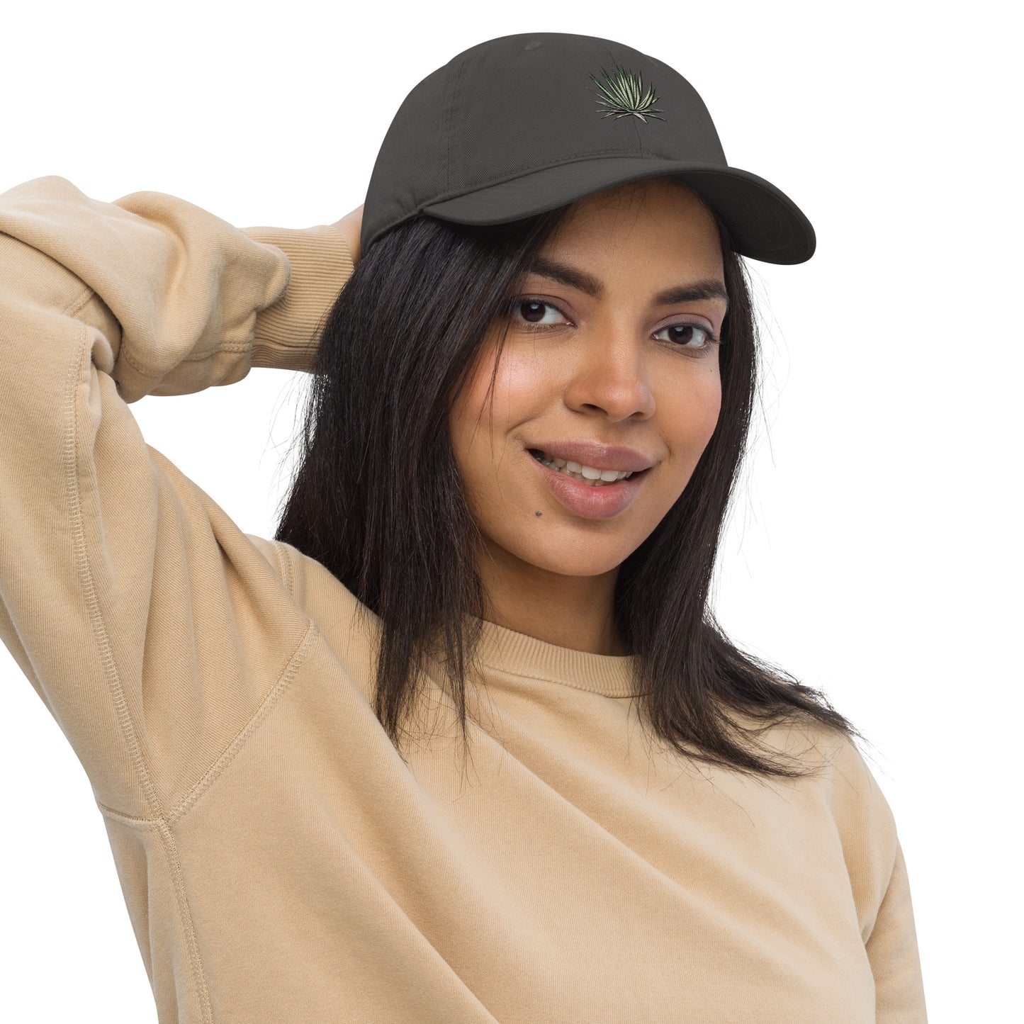 White Sands Yucca Embroidered Organic Dad Hat