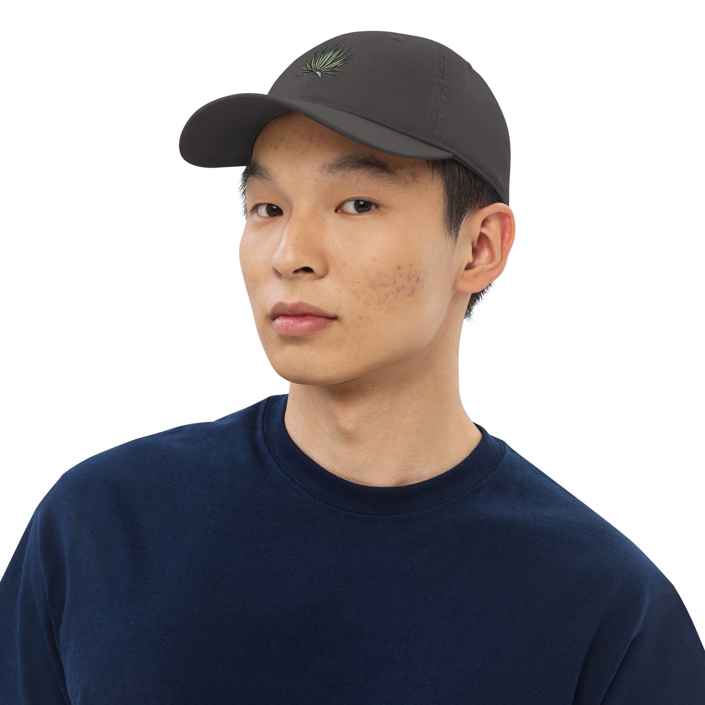 White Sands Yucca Embroidered Organic Dad Hat