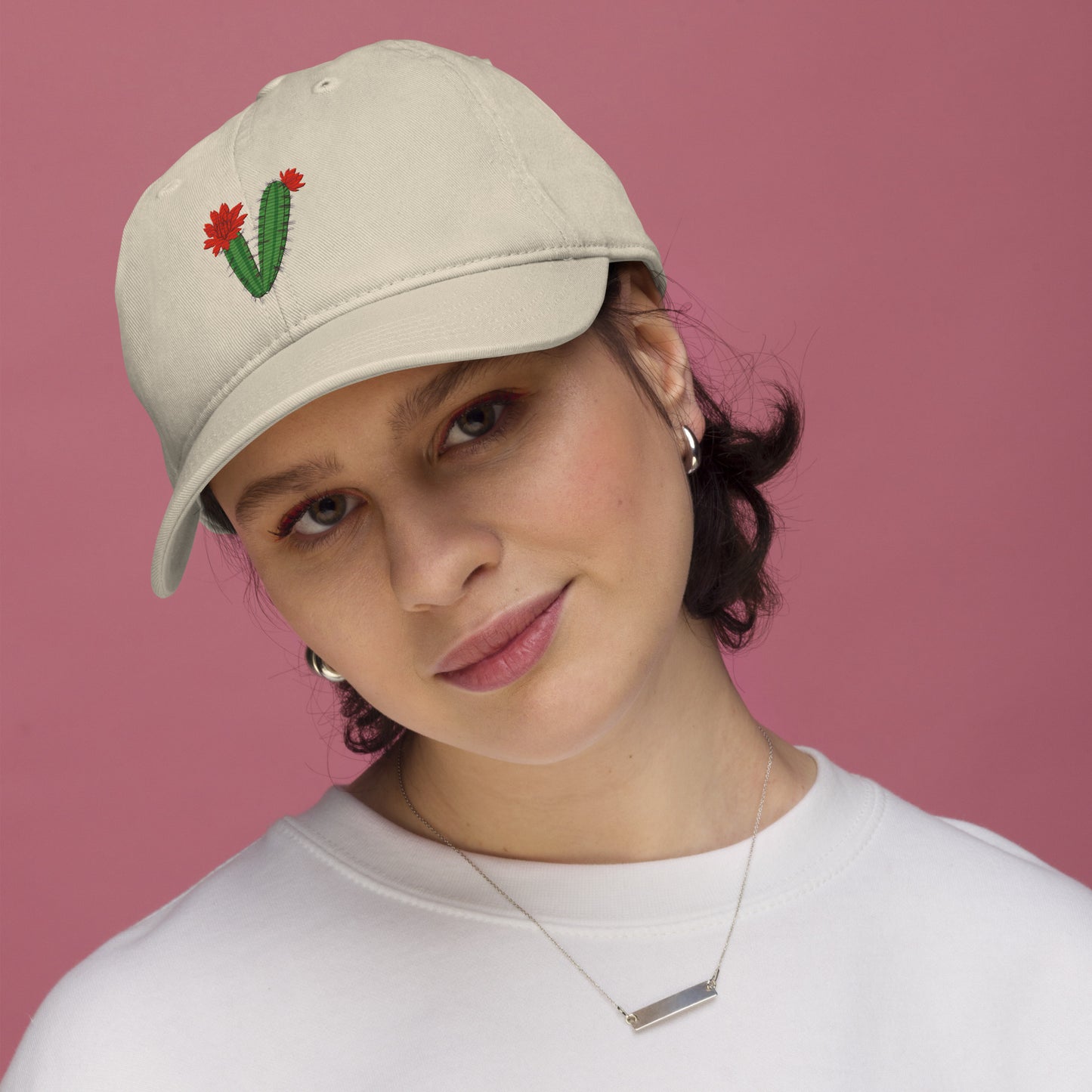 White Sands National Park Embroidery Organic Ball Cap/ Dad Hat