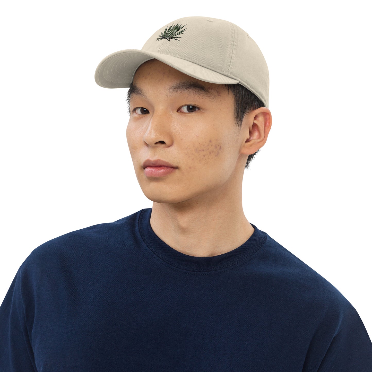 White Sands Yucca Embroidered Organic Dad Hat