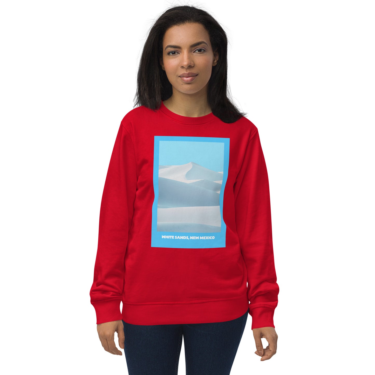 White Sands National Park Unisex organic sweatshirt