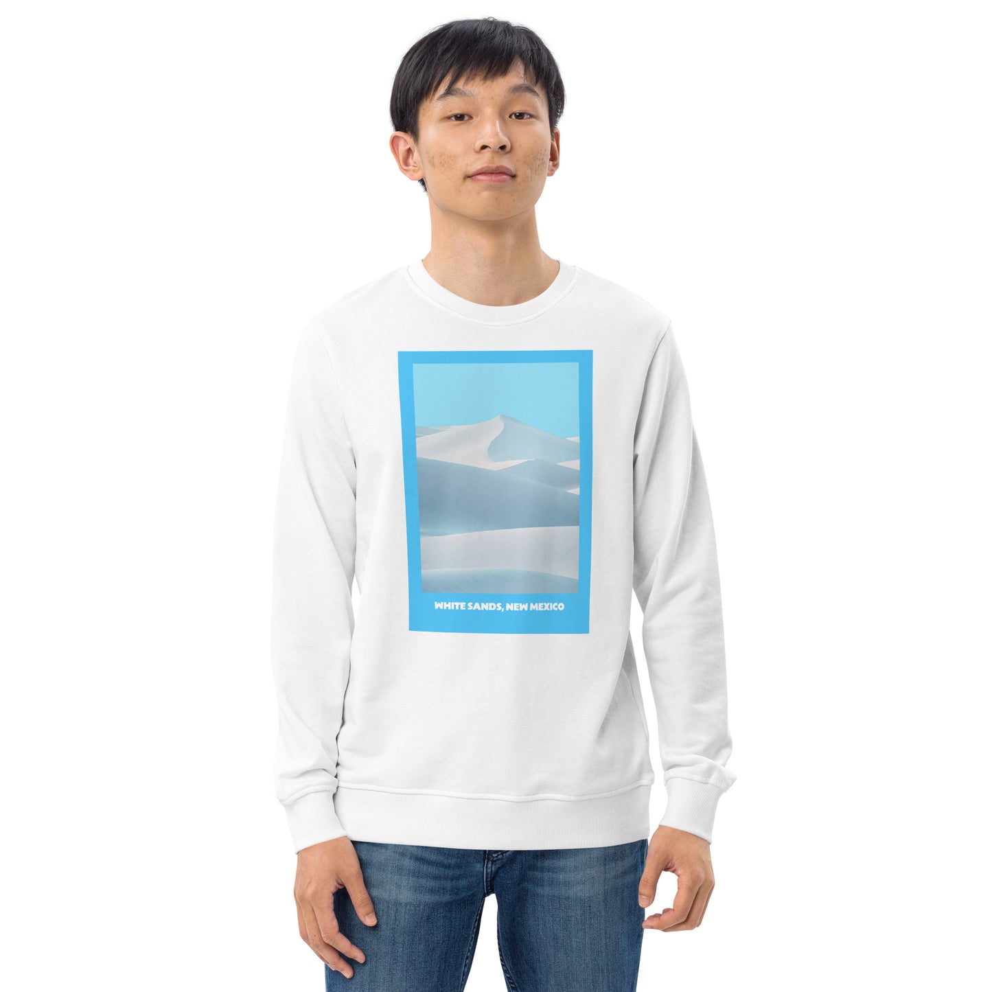 White Sands National Park Unisex organic sweatshirt