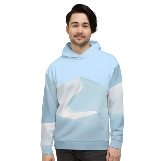 White Sands National Park White Sand Dunes All Over Print Unisex Hoodie